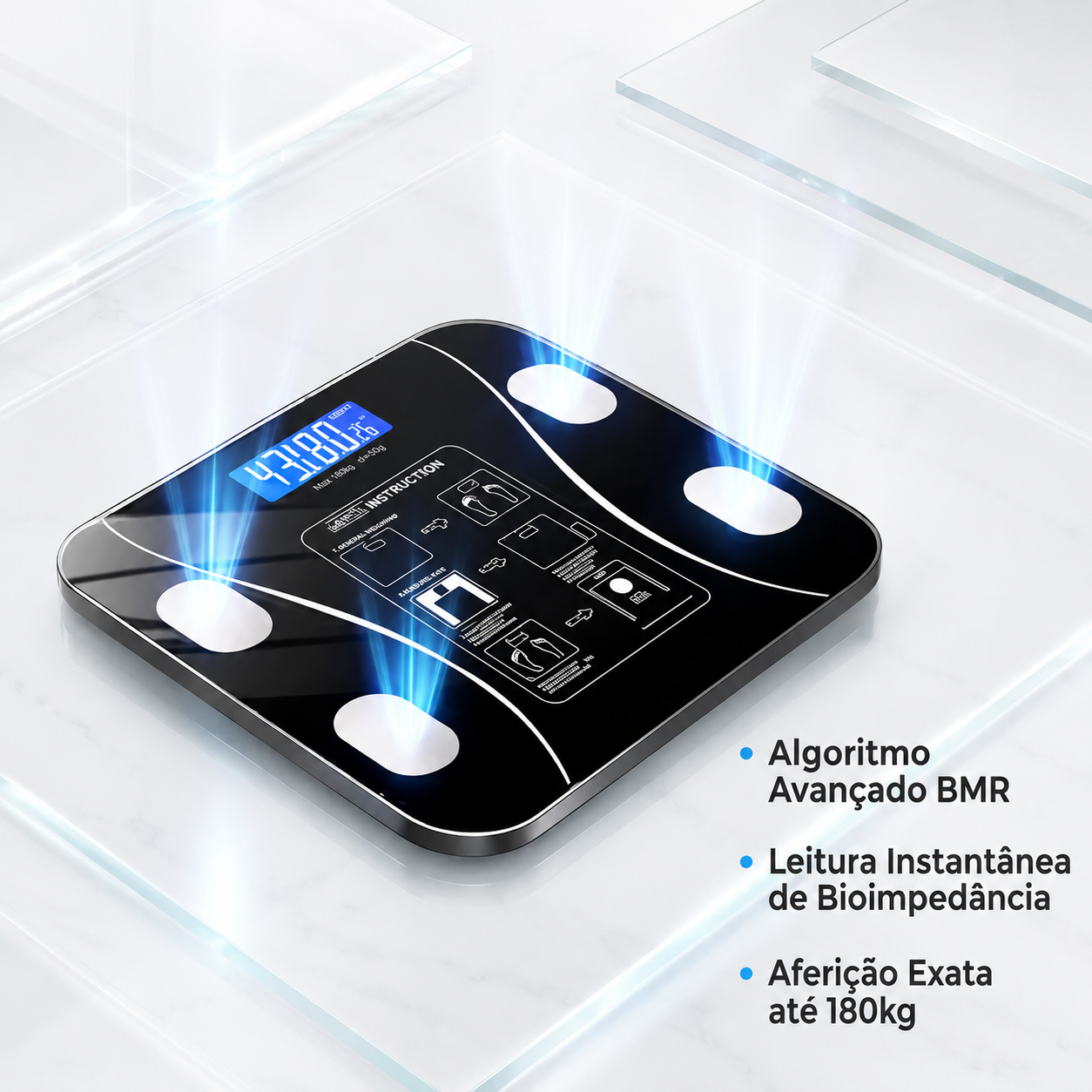 BodyScan Pro™- Balança  Bluetooth de Bioimpedância